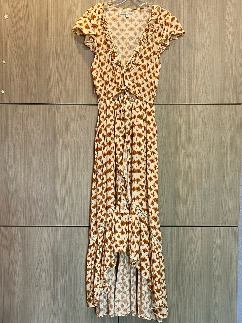 Beyond The Radar Maxi Dress Bohemian Western NWT